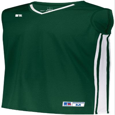 Russell Athletic Youth Legacy Basketball Jersey Dark Green/White L
