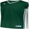 Russell Athletic Youth Legacy Basketball Jersey Dark Green/White L view 1