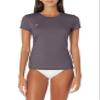 O'Neill Womens Hybrid Short Sleeve Sun Shirt, UPF 50+ Sun Protection, Rash Prevention for Surfing and All Water Activities, Slate, X-Large view 1