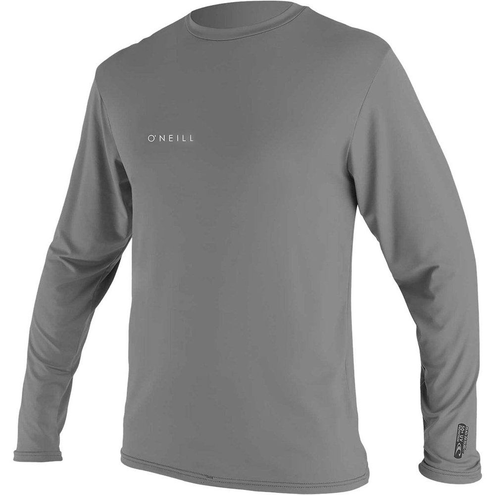 O'Neill Wetsuits Men's Premium Skins UPF 50+ Long Sleeve Sun Shirt, Raven, XL
