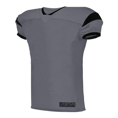 Augusta Sportswear Boys Slant Football Jersey S Graphite/Black
