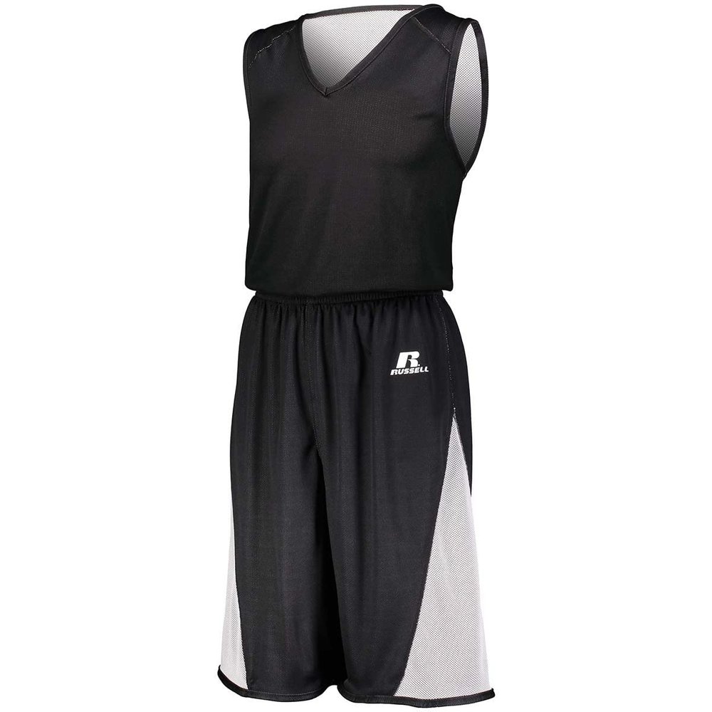 Youth Undivided Single Ply Reversible Jersey Black/White
