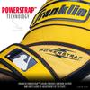 Franklin Sports MLB Baseball Batting Gloves - Powerstrap Adult + Youth Batting Gloves - Men's + Women's Baseball + Softball Gear - Boys + Girls - Yellow + Navy - Adult X-Large view 3