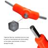 3-Way Bike Hex Wrench Set, Y Allen Wrench All-In-One Multifunctional Biking Maintenance Tool Cycling Torque Spanner Internal Hex Key Repair Tool for Mountain Bicycle, 3Pcs(2.5, 3, 4, 5, 6, 8mm) view 3