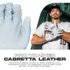 Franklin Sports MLB Batting Gloves -Infinite Powerstrap Baseball + Softball Batting Glove -Durable Full Wrap Cage Practice Gloves - Reinforced Wrist + Heavy Duty Leather - Adult Medium -Carolina Blue view 2