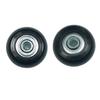 GSHFIGHTING Wear-Resistant Mute Luggage Suitcase Replacement Wheels w/ABEC 608zz Skate Inline Outdoor Skate Repair Kits 2 Wheels Sets (Black, OD54mm x W18mm x ID6mm Axles 30/35mm) view 3