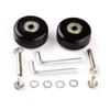 GSHFIGHTING Wear-Resistant Mute Luggage Suitcase Replacement Wheels w/ABEC 608zz Skate Inline Outdoor Skate Repair Kits 2 Wheels Sets (Black, OD54mm x W18mm x ID6mm Axles 30/35mm) view 4