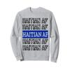 Haitian AF Patriotic Red Blue Haiti Zoe Pride for Flag Day Sweatshirt view 1