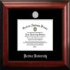 NCAA Purdue Boilermakers Unisex Silver Embossed Diploma Frame Purdue University 9.625W x 7.625H Silver Embossed Diploma Frame, Brown, One Size view 1