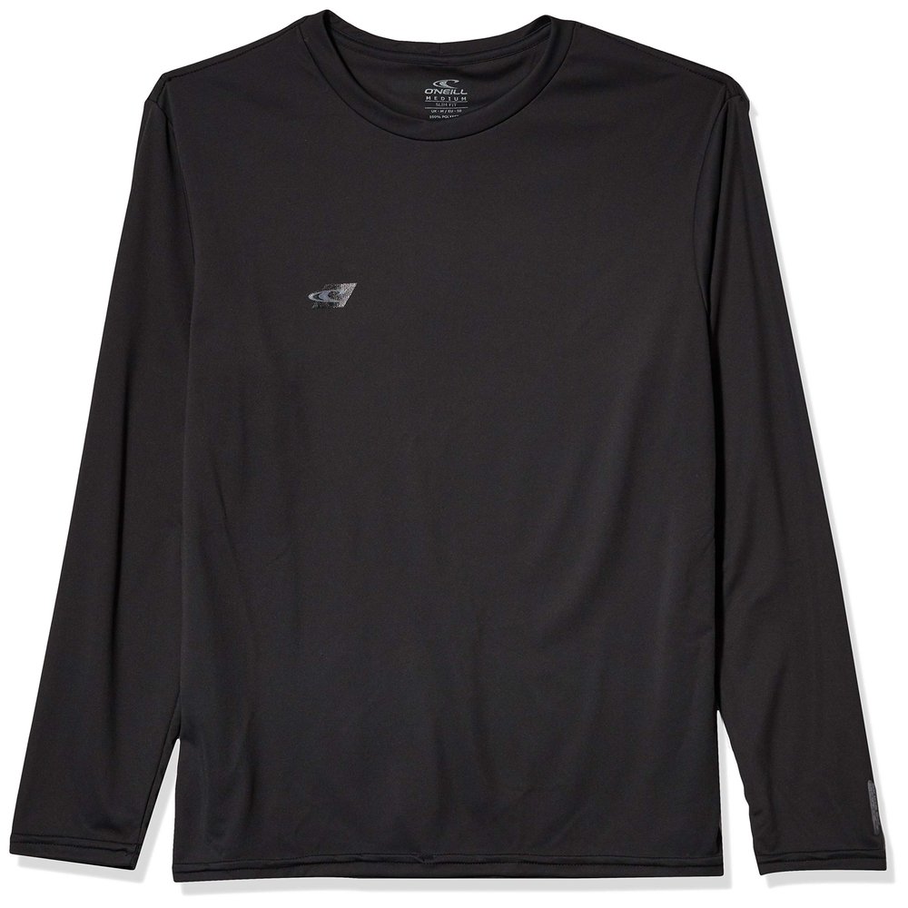 O'Neill Men's Premium Skins UPF 50+ Long Sleeve Sun Shirt, Raven, M
