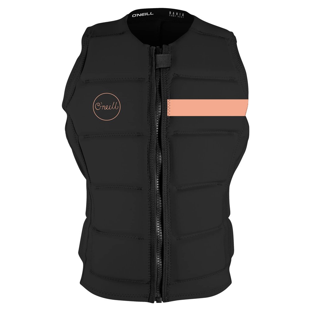 O'Neill Women's Bahia Comp Vest, Black/Black, 8