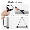 AKOAK Adjustable Yoga Mat Strap, Multi-purpose Strap, Durable Yoga Mat Carrying Strap (Excluding Yoga Mat), Pack of 1 (Black) view 4