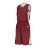 Russell Athletic Ladies Undivided Single Ply Reversible Jersey Cardinal/White M view 2