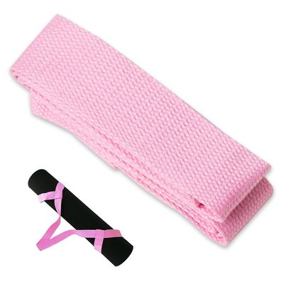 AKOAK Adjustable Yoga Mat Strap, Multi-purpose Strap, Durable Yoga Mat Carrying Strap (Excluding Yoga Mat), Pack of 1 (Pink)