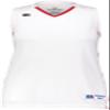 Russell Athletic Ladies Legacy Basketball Jersey White/True Red M view 2