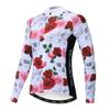 Cycling Jersey Long Sleeve Womens Mountain Bike Jersey Zip Shirts Road Bicycle Clothing Outdoor Sports Racing MTB Tops for Ladies Female Bouse Fall Autumn Breathable Quick Dry Size XL view 1