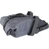 EVOC SEAT PACK BOA saddle bag, bike bag for extra storage space (size: L, 3L storage space, BOA FIT SYSTEM, easy to attach, waterproof, adjustable volume, flexible closure), Carbon Grey view 2