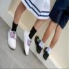 RATIVE Basic Cotton Crew Socks for Unisex Baby Infant Toddler Kids Boys Girls(1-3T,12-pairs/4black+4white+4grey) view 4