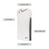 Legacy Basketball Jersey White/Black S view 4