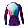 Cycling Jersey Long Sleeve Womens Mountain Bike Jersey Zip Shirts Road Bicycle Clothing Outdoor Sports Racing MTB Tops for Ladies Female Bouse Fall Autumn Breathable Quick Dry Size XXL view 2