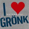 Spreadshirt Rob Gronkowski I Love Gronk Womens Premium T-Shirt, 2XL, Heather Gray view 3
