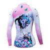 Cycling Jersey Long Sleeve Womens Mountain Bike Jersey Zip Shirts Road Bicycle Clothing Outdoor Sports Racing MTB Tops for Ladies Female Bouse Fall Autumn Breathable Quick Dry Size XXL view 2