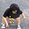 Custom Kid Truck Hat Personalized Mesh Adjustable Baseball Cap Sun Visor Hats (Trucker Black, One Size) view 2
