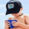 Custom Kid Truck Hat Personalized Mesh Adjustable Baseball Cap Sun Visor Hats (Trucker Black, One Size) view 3
