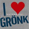 Spreadshirt Rob Gronkowski I Love Gronk Womens Premium T-Shirt, S, Heather Gray view 3