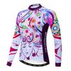 Cycling Jersey Long Sleeve Womens Mountain Bike Jersey Zip Shirts Road Bicycle Clothing Outdoor Sports Racing MTB Tops for Ladies Female Bouse Fall Autumn Breathable Quick Dry Size XXL view 1
