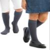 Hugh Ugoli Girls Boys Kids School Uniform Long Dress Socks, Extremely Soft, Comfortable, Rayon derived from Bamboo, Chemical-Free, 3 Pairs Grey | 3-4 Years view 1