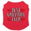 Best Valentine Ever - Dog Shirt (Red, 2X-Large) view 1
