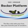 Crescent Moon EVA Unisex Ultralight EVA Foam Snowshoes for Men & Women Adults, for Hiking and Running, with Dual Density Rocker Cloud Deck and Ice Spikes view 3