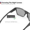 BlazerBuck Anti-salt Polarized Replacement Lenses & Screws Screwdriver for Oakley Twoface XL OO9350 - Amber view 2