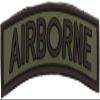 101 INC Airborne PVC Shoulder Patch view 1