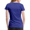 Spreadshirt Oktoberfest Gingerbread Heart Schatzi Sweetie Womens Premium T-Shirt, 2XL, Royal Blue view 2