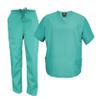 M&M Scrubs Men's Scrub Set Medical Scrub Tops and Pants (5X-Large, Surgical Green) view 1