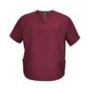 M&M Scrubs Men's Scrub Set Medical Scrub Tops and Pants (4X-Large, Burgundy) view 2