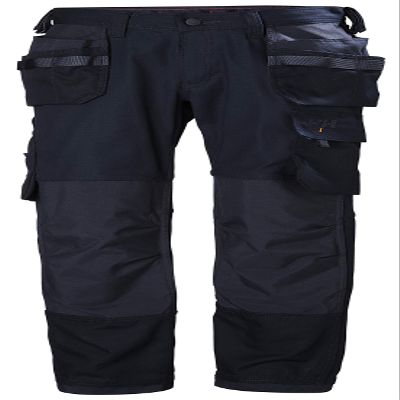 Helly-Hansen Workwear Oxford Construction Pants for Men with Lightweight Cotton, Adjustable Knee Pads, and Hanging Pockets, Navy - 38/32