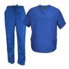 M&M Scrubs Men's Scrub Set Medical Scrub Tops and Pants (Large, Dark Royal Blue) view 1