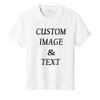 Design Your Own Custom Youth Blend Tee, Create Your Own Design Tee Shirt, Upload Photos & Type Text, Gift Your Loved Ones White view 1
