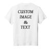 Design Your Own Custom Youth Blend Tee, Create Your Own Design Tee Shirt, Upload Photos & Type Text, Gift Your Loved Ones White view 2