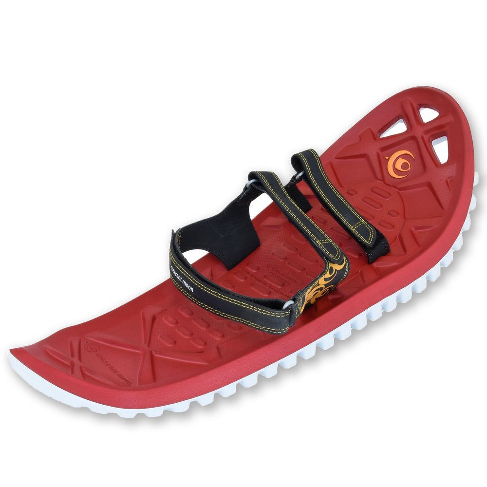Crescent Moon EVA Unisex Ultralight EVA Foam Snowshoes for Men & Women Adults, for Hiking and Running, with Dual Density Rocker Cloud Deck and Ice Spikes