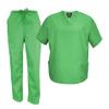 M&M Scrubs Men's Scrub Set Medical Scrub Tops and Pants (XX-Small, Lime Green) view 1
