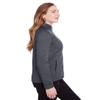 North End Ladies Flux 2.0 Full-Zip Jacket S CARBON HTHR/ BLK view 2