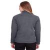 North End Ladies Flux 2.0 Full-Zip Jacket S CARBON HTHR/ BLK view 3