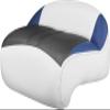 Tempress Pro Casting Boat Seat (White/Blue/Carbon) view 1