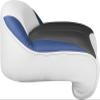 Tempress Pro Casting Boat Seat (White/Blue/Carbon) view 2