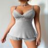 Avidlove Womens Pajama Sets 2 Piece Sleepwear Lace Pajamas Cami PJS Set for Women view 2