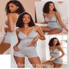 Avidlove Womens Pajama Sets 2 Piece Sleepwear Lace Pajamas Cami PJS Set for Women view 4